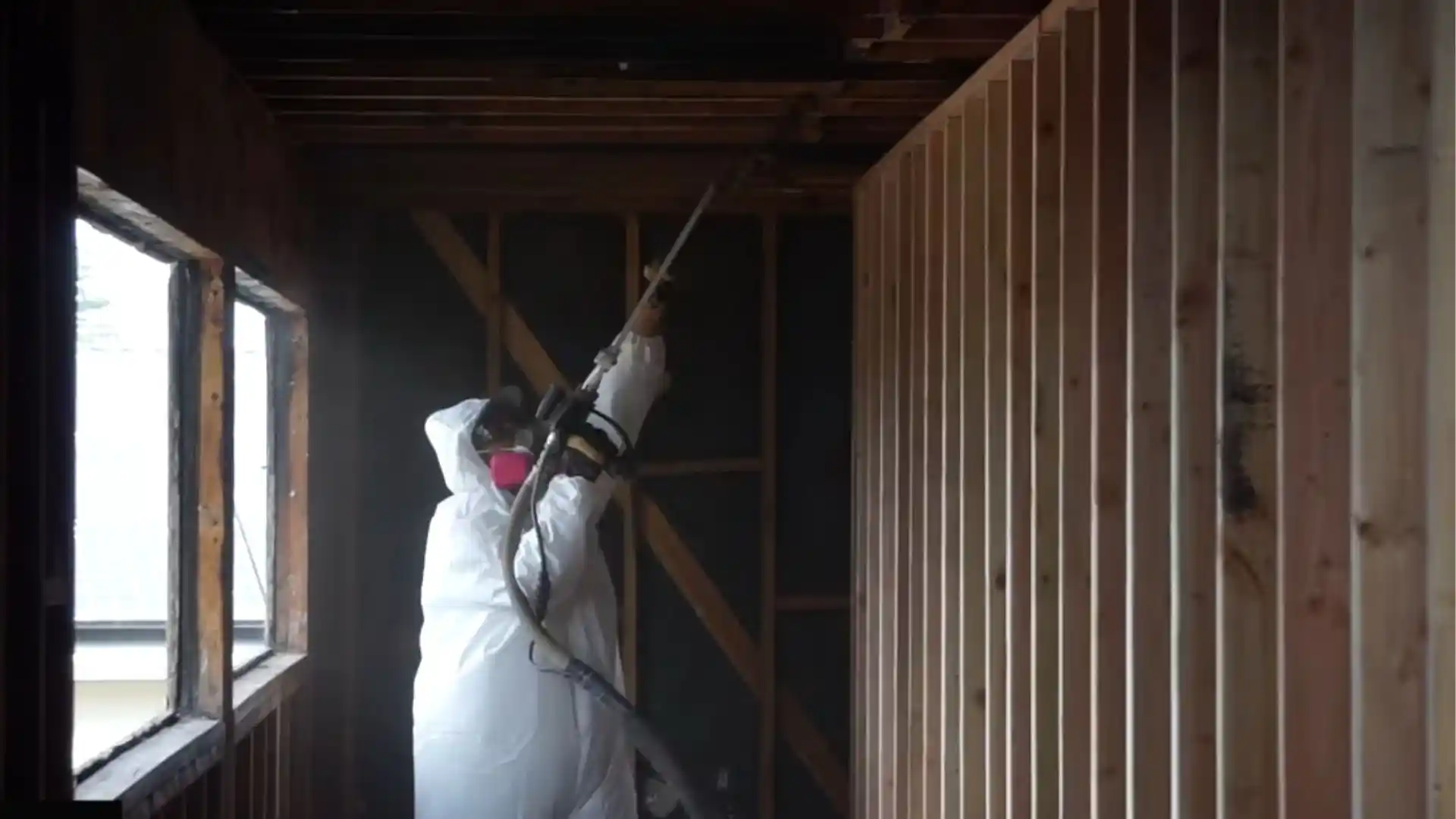Commercial fire damage restoration in progress in Montgomery Village, MD